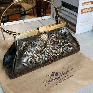 Patricia Nash Tooled Ferrera Satchel